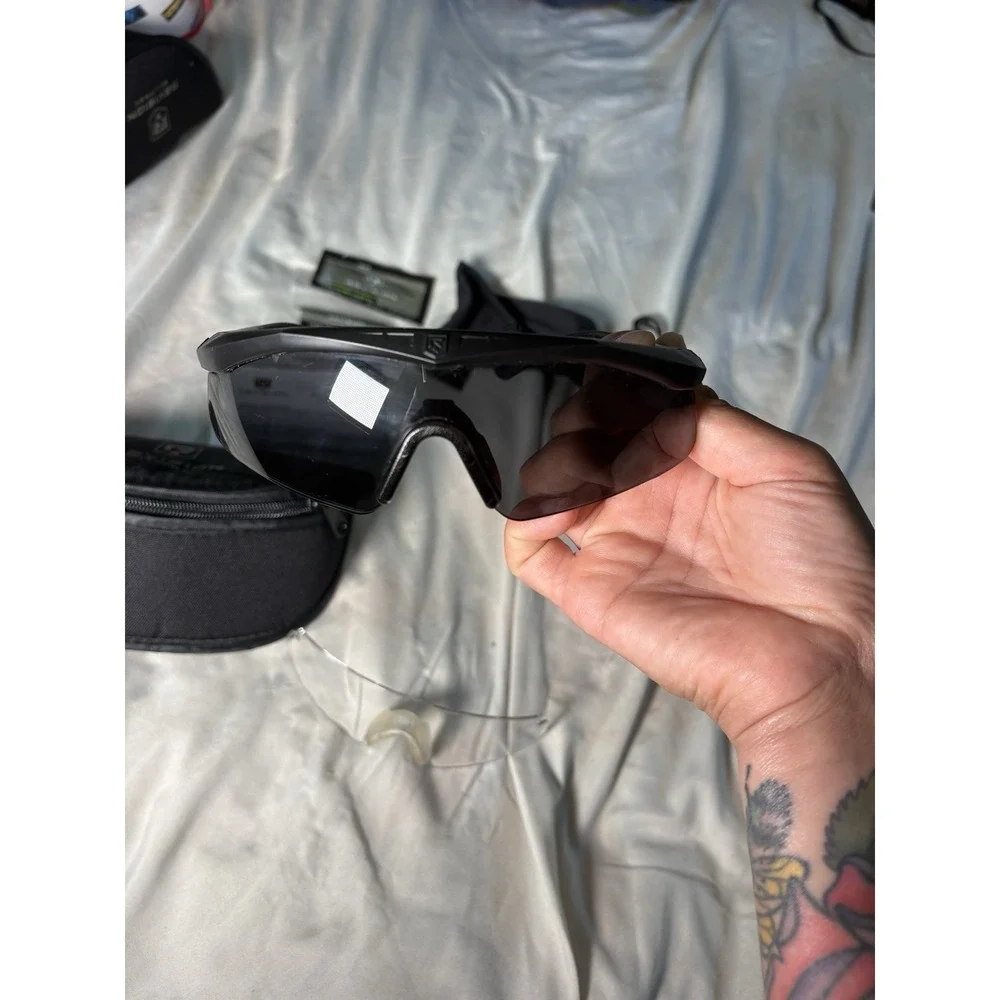 Revision Sawfly U.S. Military Half Frame Anti-Fog Glasses Kit Clear/Gray